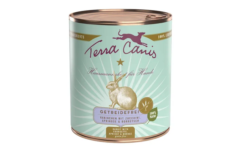 Terra Canis Nassfutter Menü getreidefrei con Kaninchen, 800 g