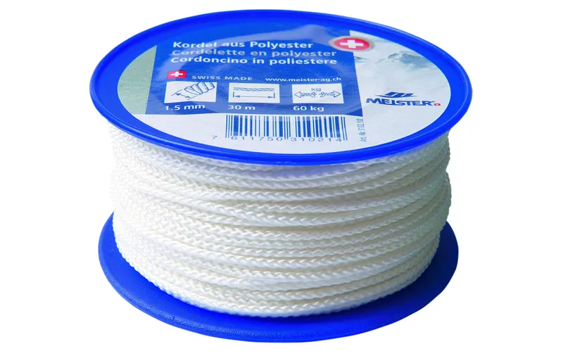 Meister Kordel Ø 1,5 mm, 30 m, 60 kg, blanc