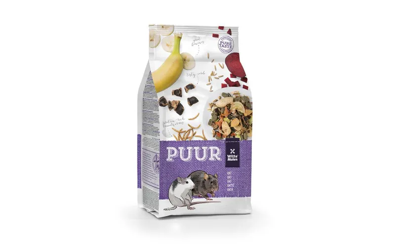 Witte Molen Hauptfutter Puur Gourmet-Müsli per Ratten, 800 g