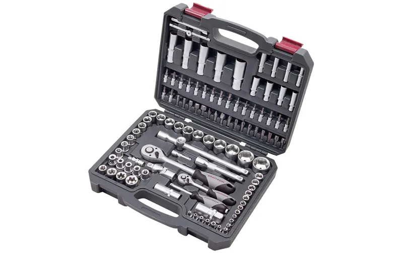 Kraftwerk Steckschlüssel-Set Basic 1/4"+1/2 105-teilig