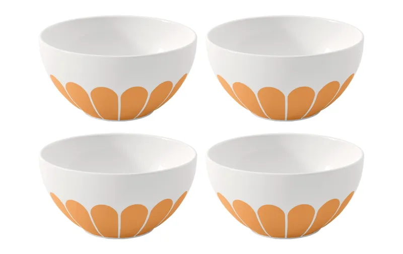 Villeroy & Boch Müslischale Fleur 4 pieces, yellow