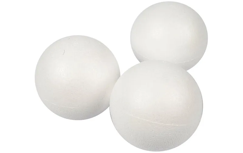 Creativ Company Styropor-Kugeln 8 cm, bianco, 25 pezzi