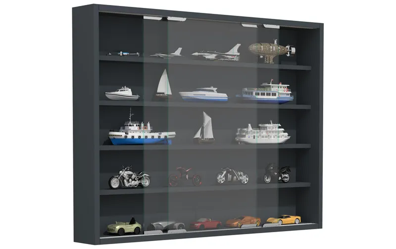 VCM Vitrine Agisa L 77 x 60 cm, anthracite