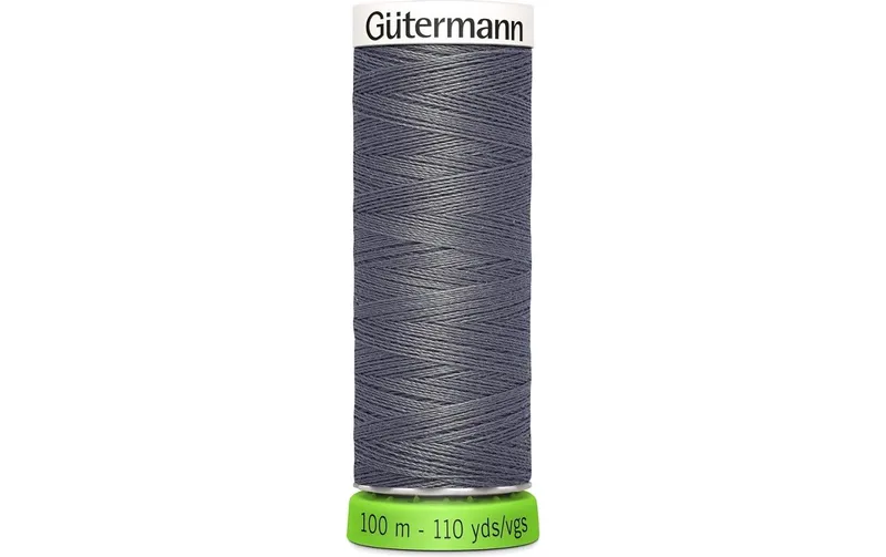 Gütermann Näh- and Stickgarn Allesnäher rPET 100 m grey