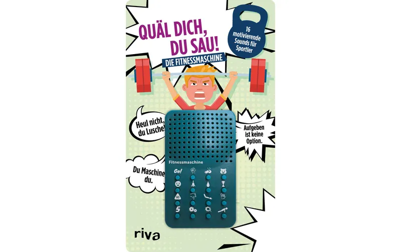 Literatur diverse Scherzartikel Quäl dich, du Sau – la Fitnessmaschine