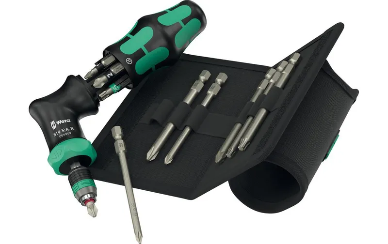 Wera Ratschen-Set Kraftform Kompakt Pistol RA-R 2, 13-teilig
