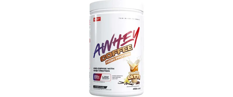 VAST Pulver AWHEY Coffee Vanilla Latte, 450g
