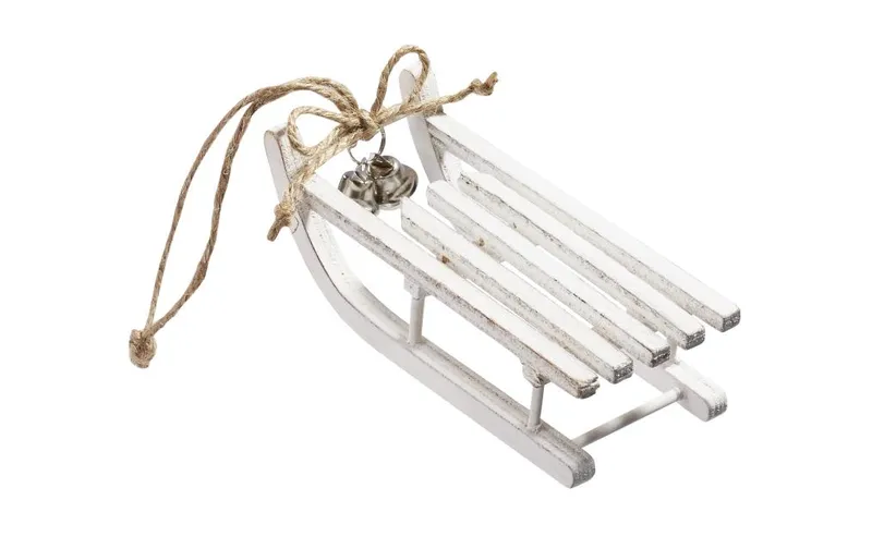 HobbyFun Mini-Utensilien Schlitten avec Glöckchen,12 x 5 x 3.3 cm