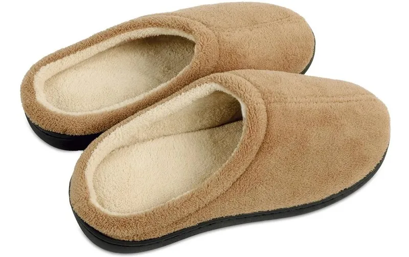 VITALmaxx Komfort-Slipper Hellbraun, 37/38
