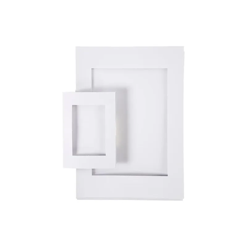 Creativ Company Passepartout-Rahmen Kartonrücken Weiss A4 A6 230 g