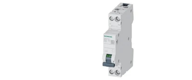 Siemens Leitungsschutzschalter 230 V 6kA, 1+N-polig/1TE C13