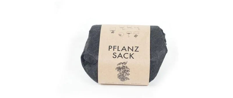 Gorilla Gardening Basilikum – Pflanzsack Grau