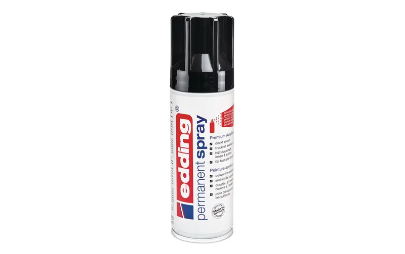 edding Acrylspray 5200 200 ml, black glanz