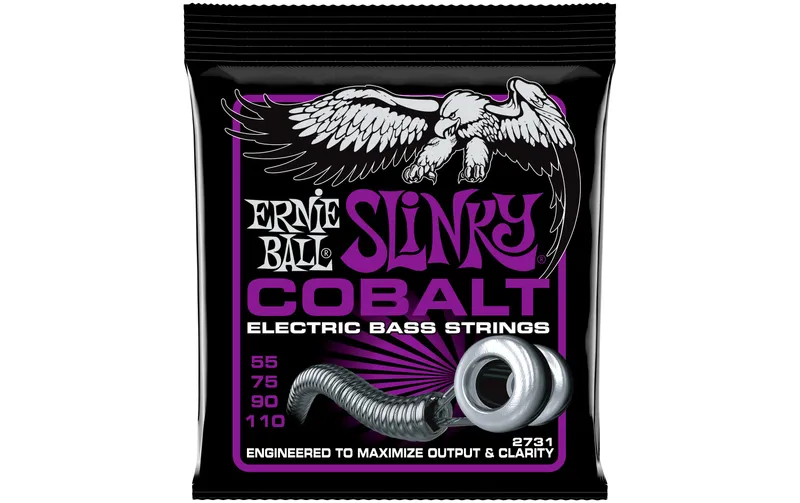 Ernie Ball Basssaiten 2731 Slinky Cobalt – Power 55-110