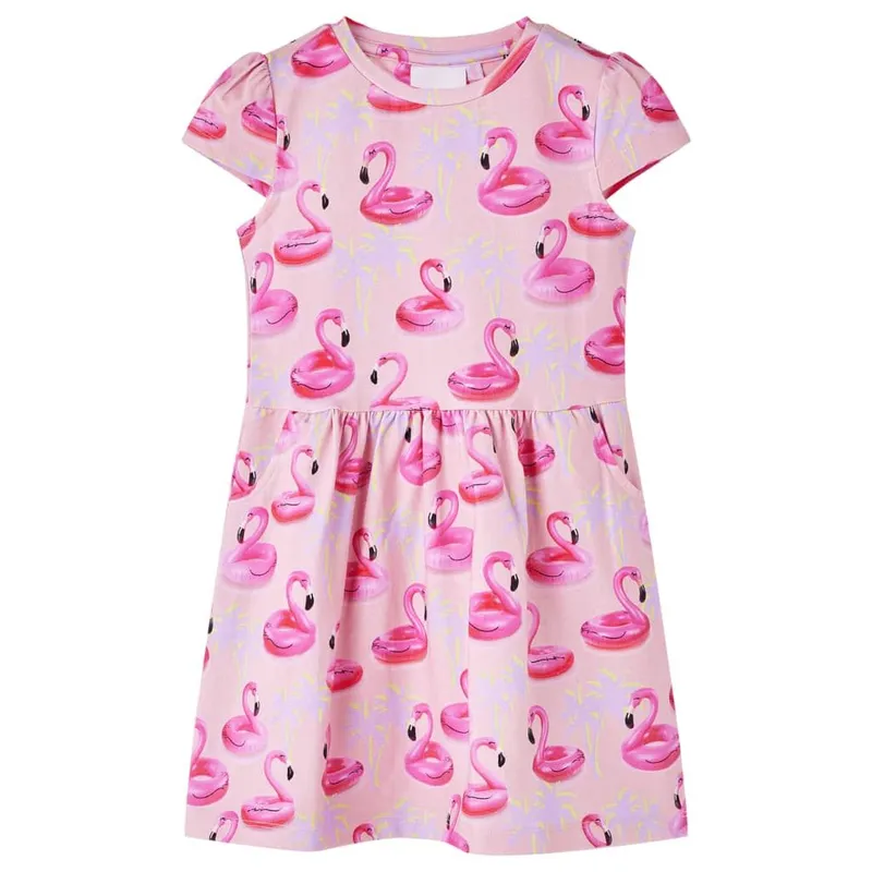 Robe pour enfants rose clair 104