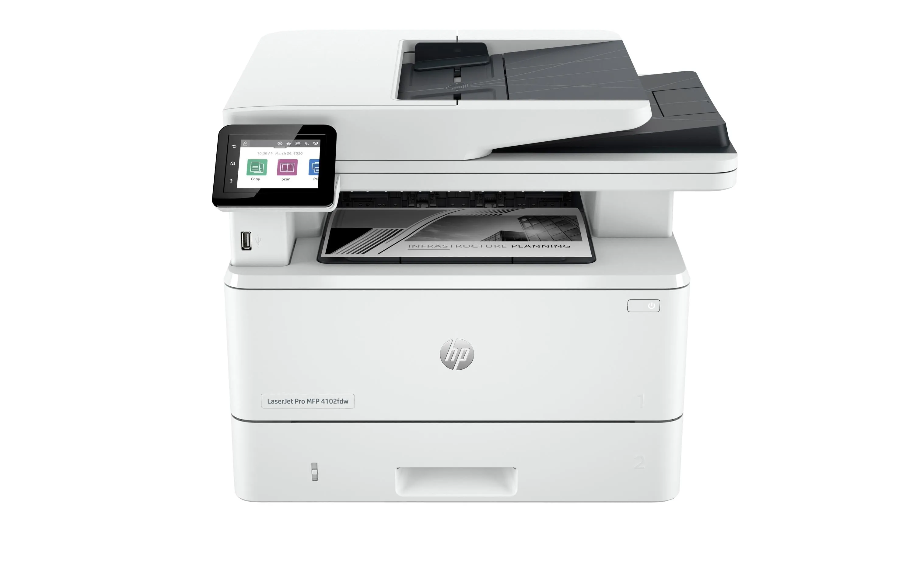 HP LaserJet Pro 4102dw Schwarzweiss, Laser, A4, WLAN, Duplex
