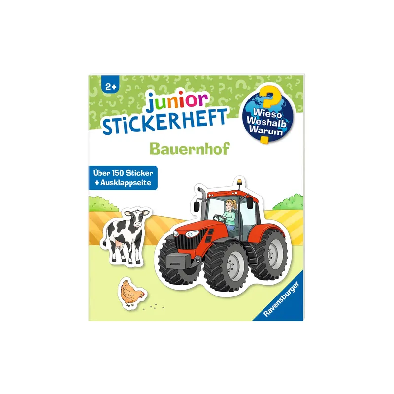 Ravensburger Wieso? Weshalb? Warum? junior Stickerheft – Bauernhof