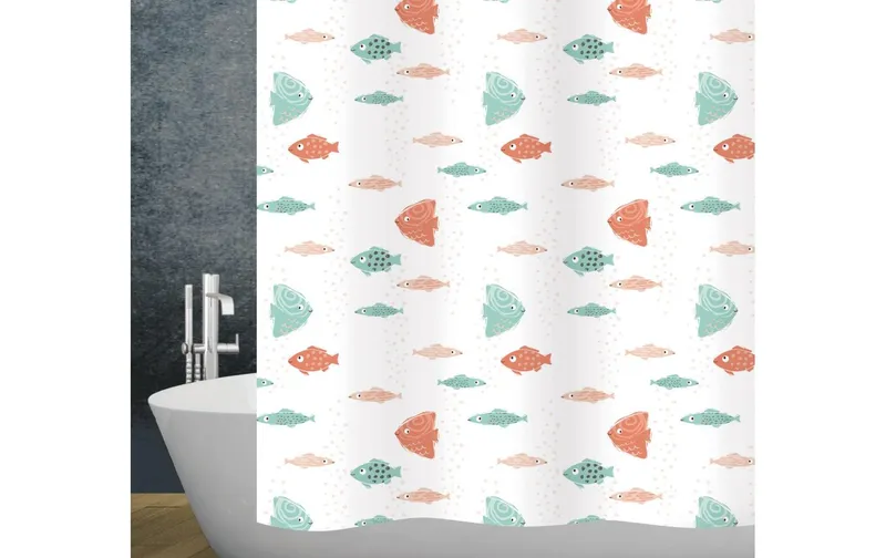 diaqua® Duschvorhang Atoll 180 x 200 cm, blanc