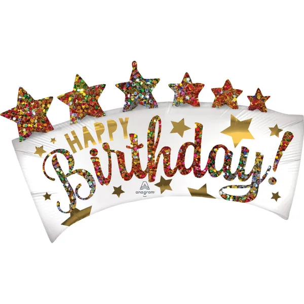 Folienballon Happy Birthday