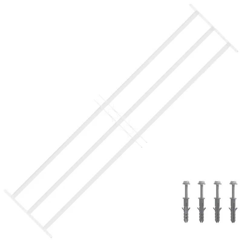 Sicherheitsgitter per Fenster con 3 Querstangen 3 pz.