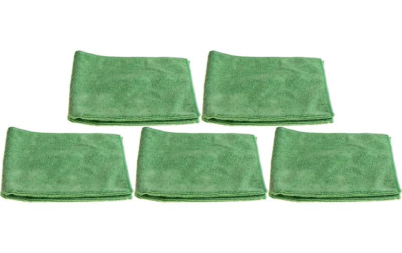 Edi Baur Mikrofaser-Reinigungstuch Universal 5 pieces, green