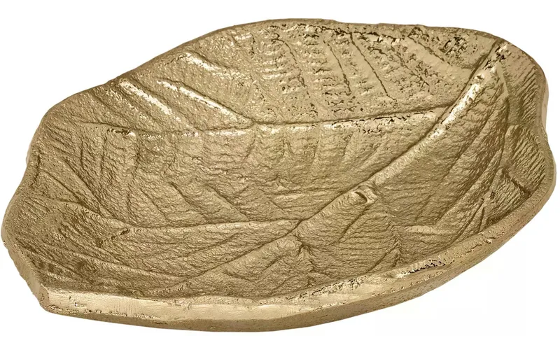 EGLO Dekoschale Blatt Forleyet Gold