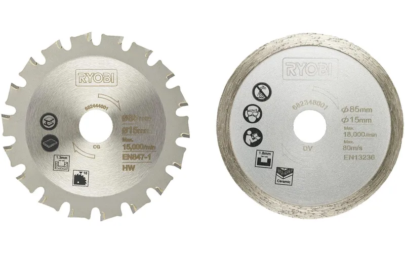 RYOBI Sägeblätter-Set RAKMMS02K
