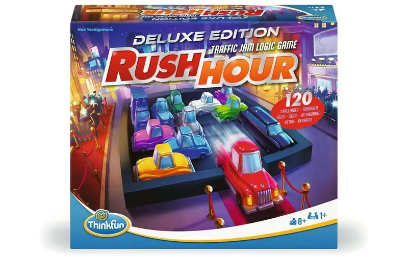 Thinkfun Rätselspiel Rush Hour Deluxe (DE/ EN/ FR/ ES/ IT/ NL/ PT)