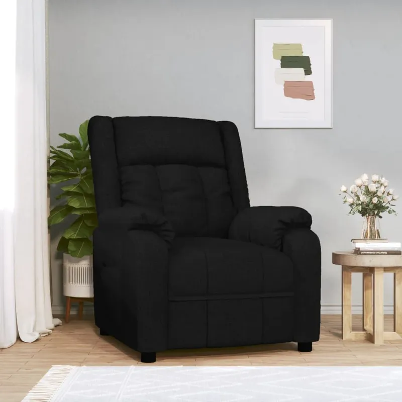 Relaxsessel nero tessuto