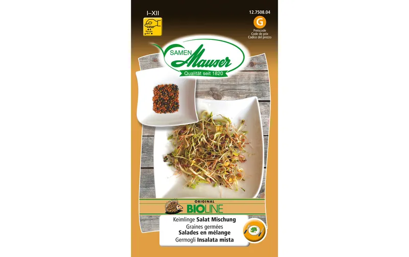 Samen Mauser Samen Keimlinge Salat Mischung