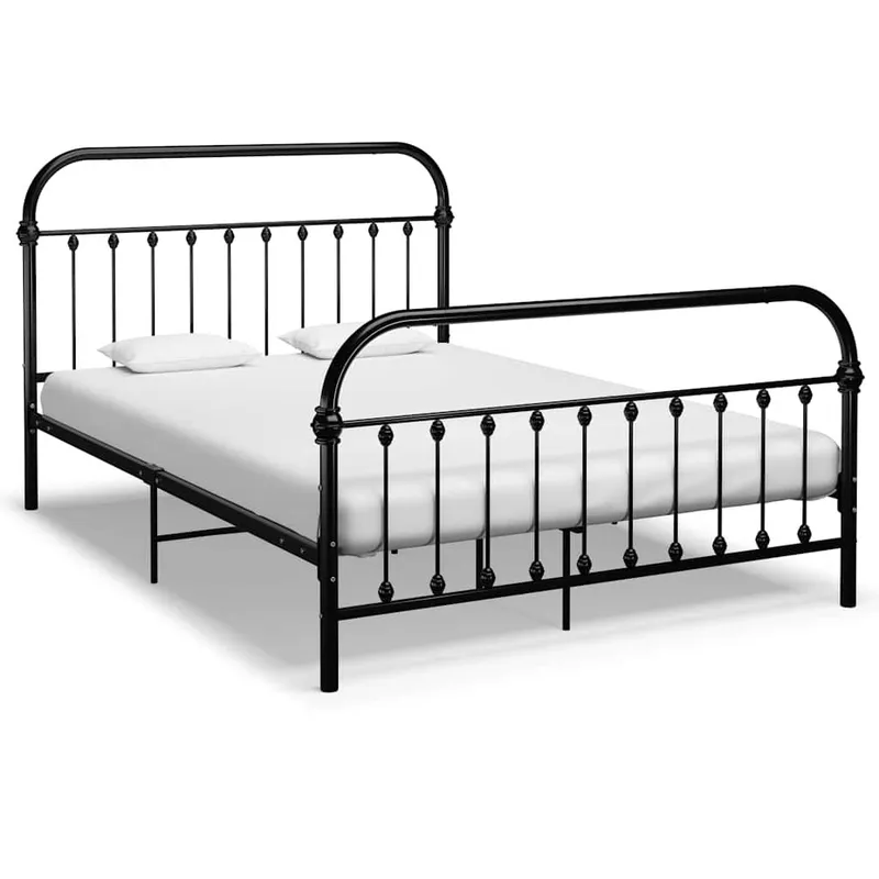 Bettgestell nero Metall 120x200 cm