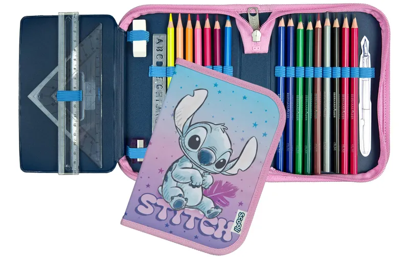 Scooli Schlamperetui Lilo e Stitch gefüllt