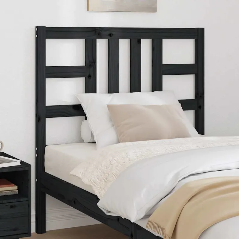 Kopfteil nero 96x4x100 cm legno massiccio pino