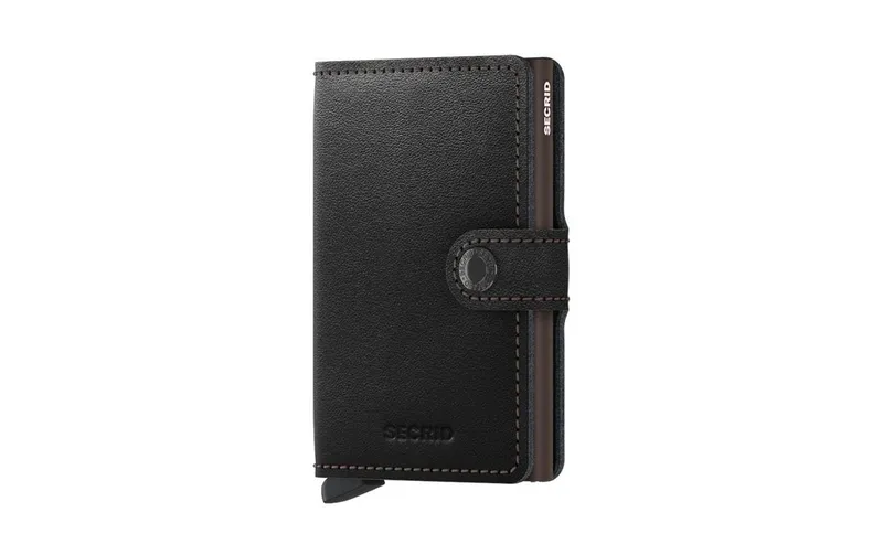 SECRID Portemonnaie Miniwallet Braun/Schwarz