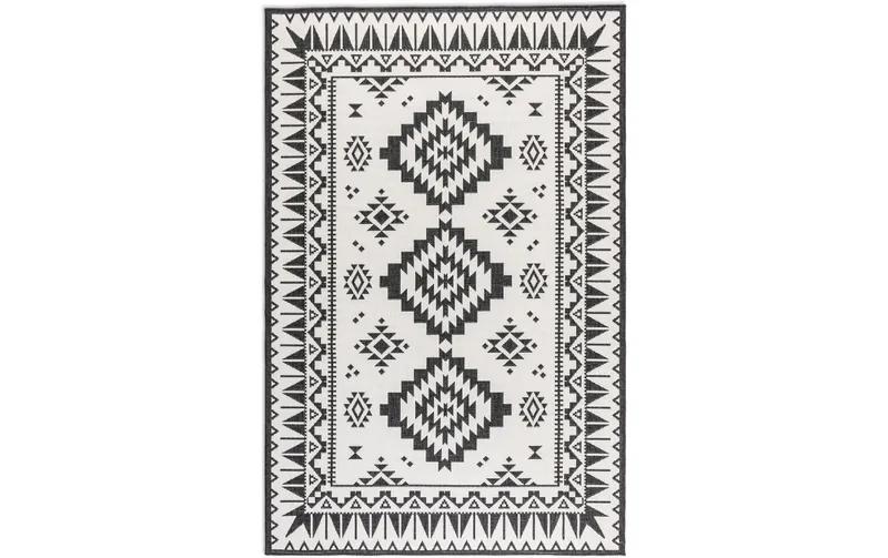 Elle Decoration Teppich Dynamic 160 x 230 cm, Black