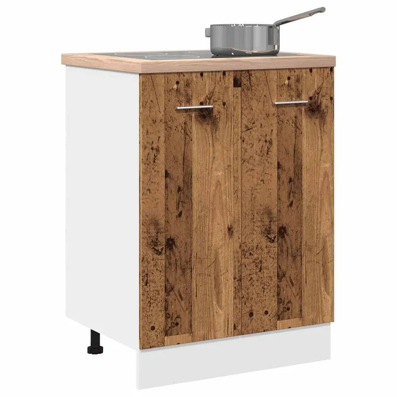 Unterschrank Lyon Altholz-Optik 60x46x81,5 cm derivato del legno