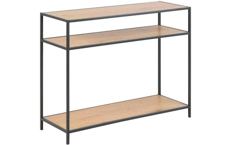 AC Design console table Seaford 100 x 35 x 79 cm, black/naturale