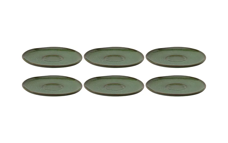 Villeroy & Boch Untertasse Lave 6 pieces, green