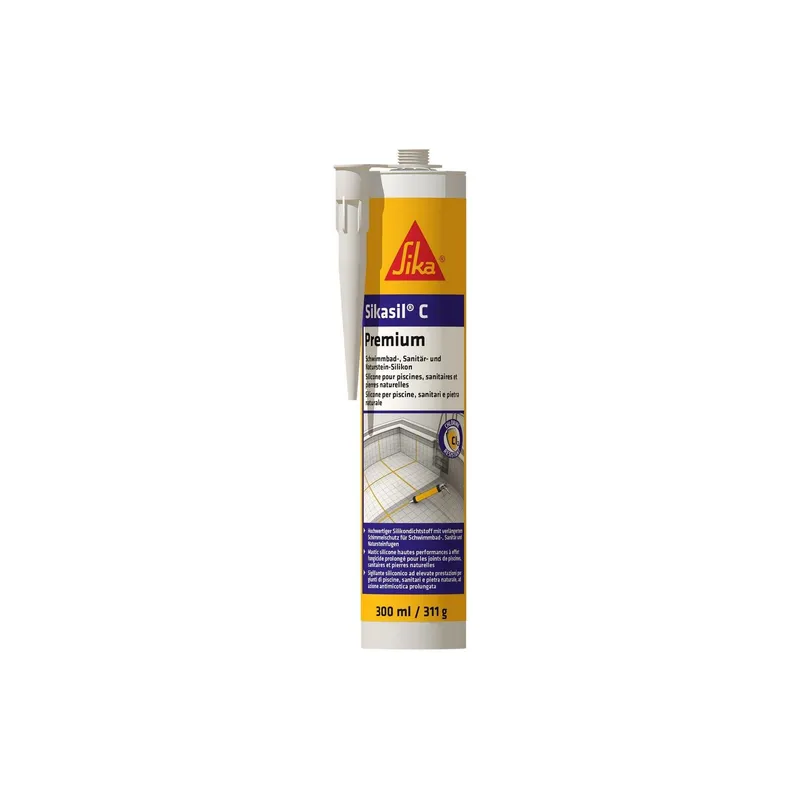 Sika Sikasil-C Premium Silikon Anthrazit 300 ml