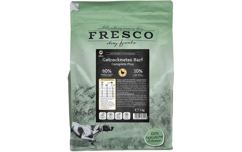 FRESCO Trockenfutter BARF Complete Plus Huhn, 1 kg