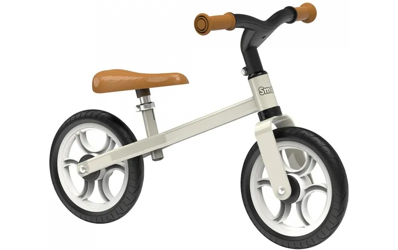 Smoby Kinder-Laufrad First Bike Schwarz/Weiss
