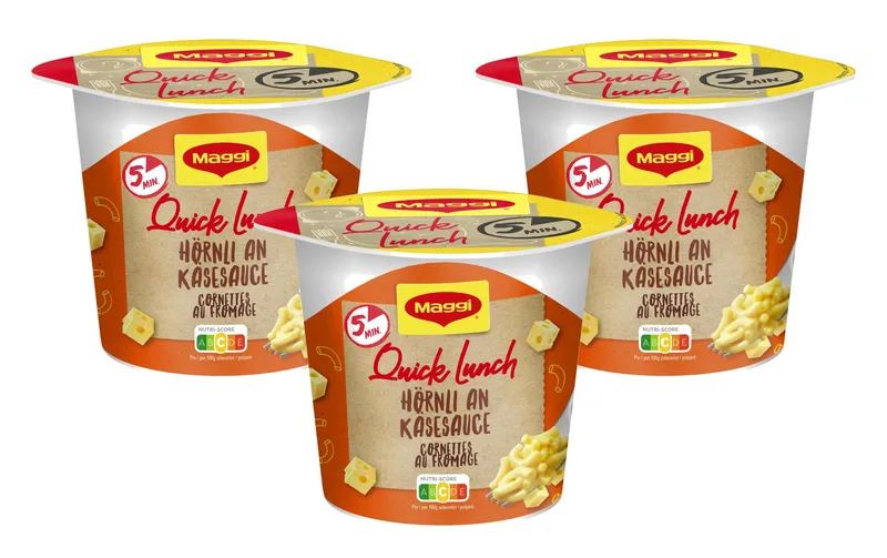 Maggi Quick Lunch Hörnli an Käsesauce 3 x 63 g