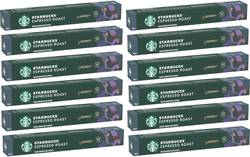 Starbucks Kaffeekapseln Espresso Roast 12 x 10 pièces