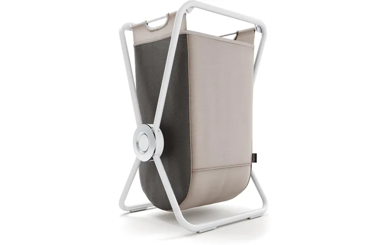 Simplehuman Wäschekorb Single 150 l, blanc / Beige