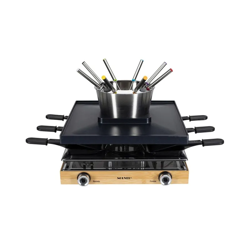 Nouvel Raclette-device Prime 3in1 230 V, 1750W, 27-teilig, 8 Pers.