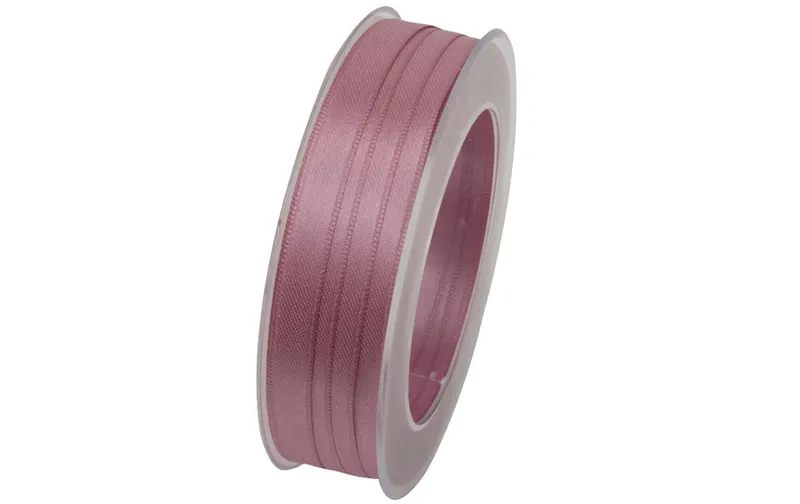 GOLDINA Satinband 10 mm x 25 m, Altrosa, 1 pièces