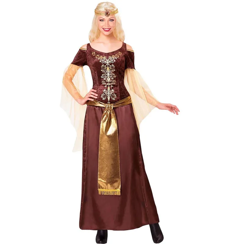 Kostüm Wikinger Lady M braun