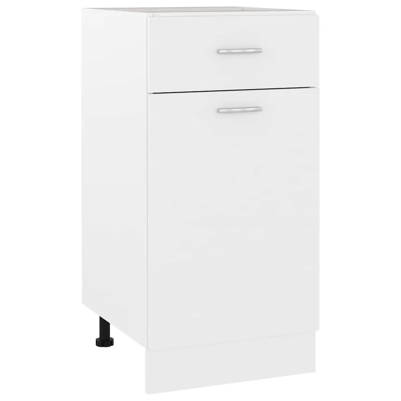Schubunterschrank Lyon Weiß 40x46x81,5 cm Holzwerkstoff