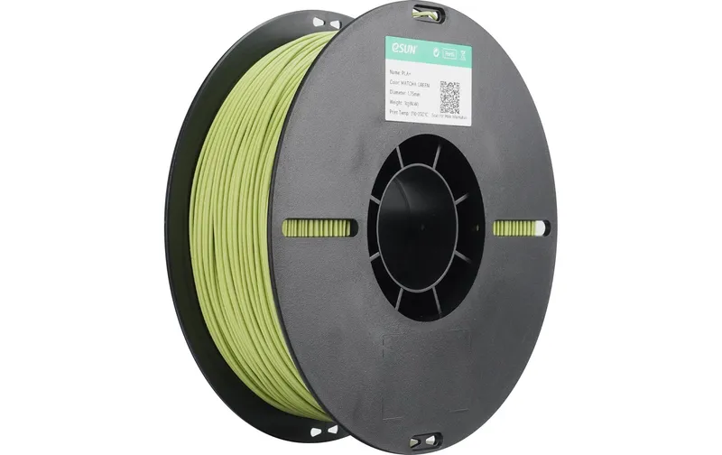eSun Filament eSun, Filament , PLA+ HS, Matcha-Grün 1.75 mm 1 kg