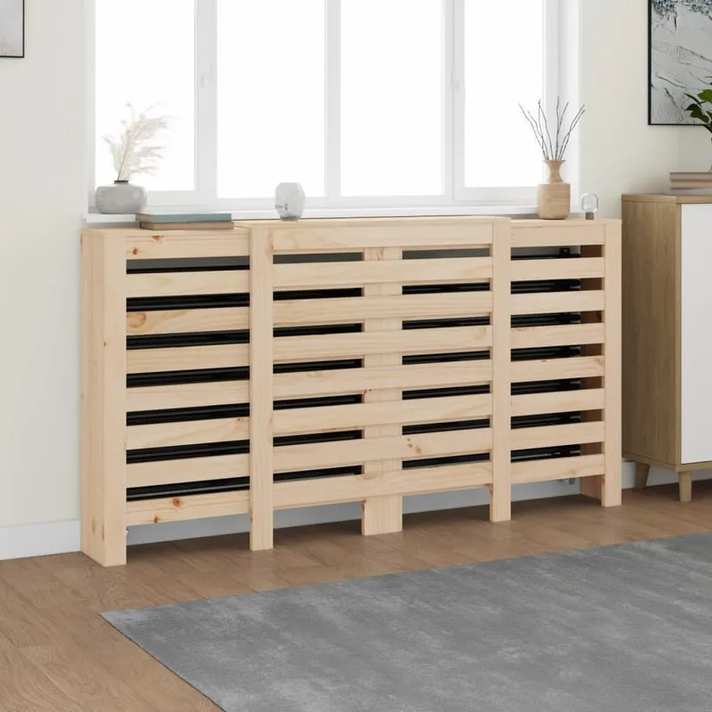 Heizkörperverkleidung 210x21x85 cm legno massiccio pino